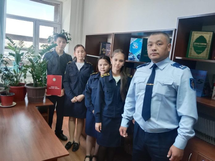 Қызылорда облысында “Мен жас сақшымын” атты тәрбиелік сағат өтті