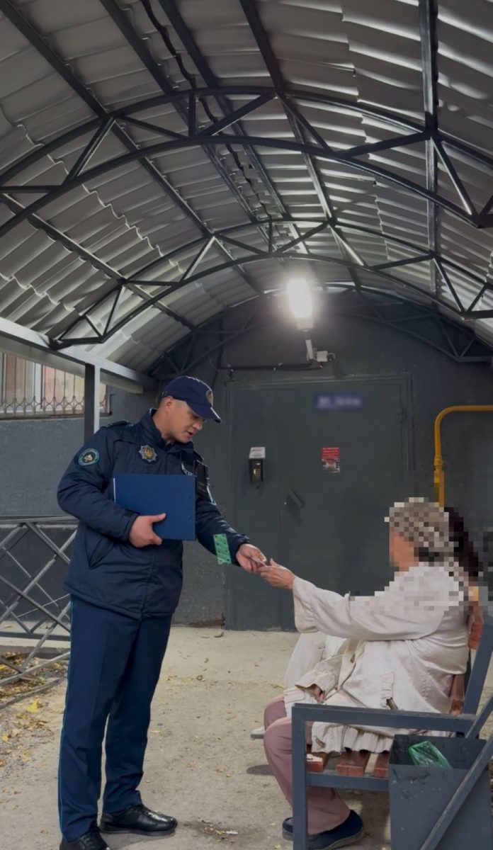 Қоғамның сақтығындағы учаскелік полиция инспекторының жұмысы