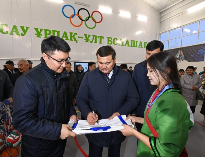 Шиелі ауданында дене шынықтыру-сауықтыру кешені ашылды