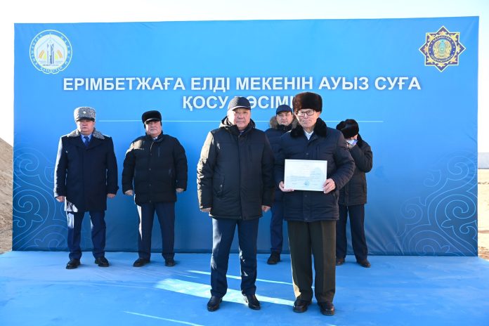 Арал ауданындағы Ерімбетжаға елді мекеніне ауыз су жеткізілді