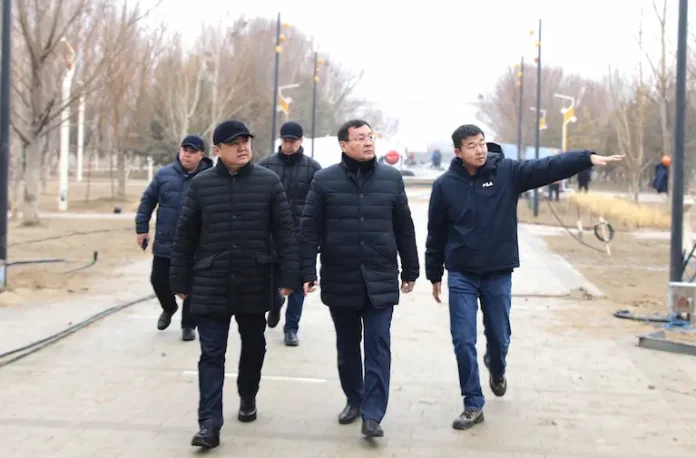 Президент саябағындағы нысандар құрылысы қарқынды жүруде