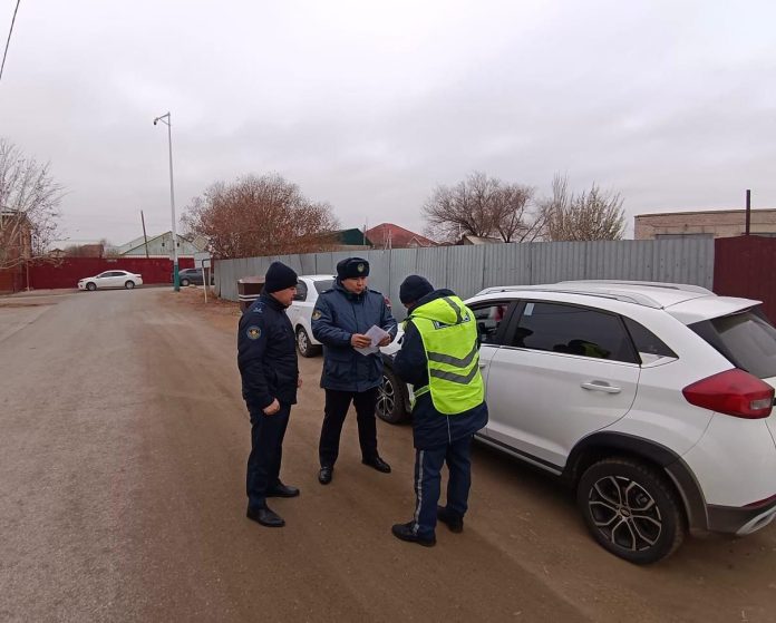 Қысқы қауіпсіздік қызметкерлердің көлігі тексерілді